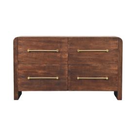 Copenhagen 4-Drawer Chest in Smoked Oak