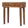 Arno Console Table in Golden Teak
