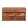 Arno Wall-Mounted Nightstand in Golden Teak