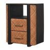 Rattan Curve Edge Nightstand