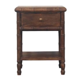Bamboo Carved Bedside Table