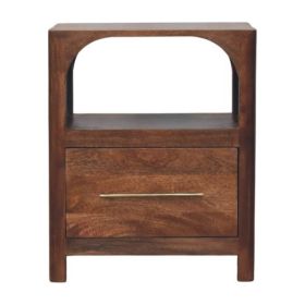 Arc-Line Bedside Table
