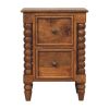 Barley Twist 2-Drawer Bedside