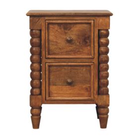 Barley Twist 2-Drawer Bedside