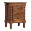 Barley Twist 2-Drawer Bedside