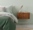 Aurelia Wall Bedside Table With Drawer