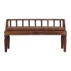 Bordeaux Leather Bench