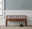Bordeaux Leather Bench