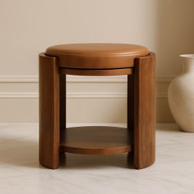 Savoy Leather Stool