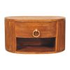 Oval Wall Nightstand