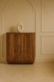 Fluted Curve Cabinet