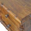 Bamboo Two Drawer Wall-Mounted Bedside