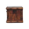 Bamboo Two Drawer Wall-Mounted Bedside