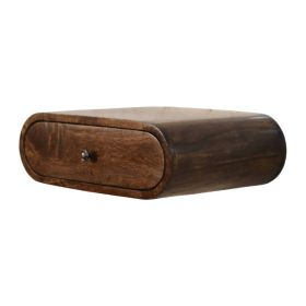 Rounded Wall-Mounted Bedside in Classic Grey