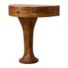 Amber Pedestal Console Table