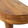 Amber Pedestal Console Table