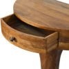 Amber Pedestal Console Table