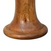 Amber Pedestal Console Table