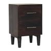 Spindle Mocha Bedside Table