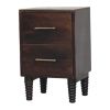 Spindle Mocha Bedside Table