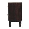 Spindle Mocha Bedside Table