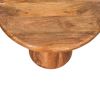 Sculpted Pedestal Coffee Table