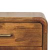Amber Oak Bedside Table