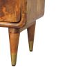 Amber Oak Bedside Table