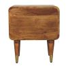 Amber Oak Bedside Table