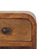 Curved Wall Mounted Nightstand
