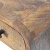 Curved Wall Mounted Nightstand