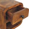 Curved Wall Mounted Nightstand