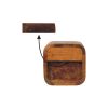 Curved Wall Mounted Nightstand