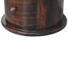 California Walnut Drum 3 Drawer Chest