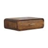 Curved Floating Bedside