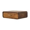 Curved Floating Bedside