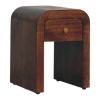 Curved Bedside Table