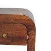 Curved Bedside Table