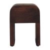Curved Bedside Table