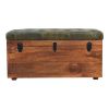 Roasted Almond Storage Trunk Bench