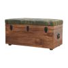 Roasted Almond Storage Trunk Bench