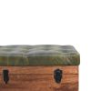 Roasted Almond Storage Trunk Bench