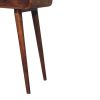 Curved Two Drawer Console Table