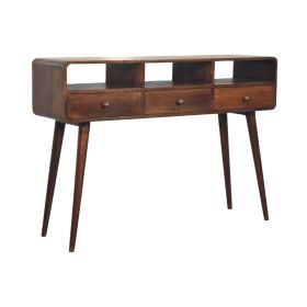 Three Drawer Console Table