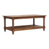 Spindle Coffee Table with Open Shelf