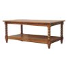 Spindle Coffee Table with Open Shelf