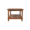 Spindle Coffee Table with Open Shelf