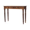 Three Drawer Console with Turned Legs
