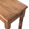 Three Drawer Console with Turned Legs