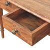 Three Drawer Console with Turned Legs